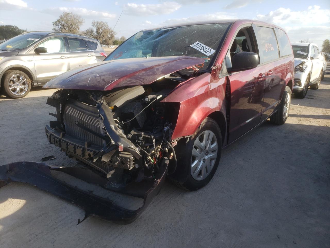 Photo 2 from auction – 2018 DODGE GRAND CARA with VIN 2C4RDGBG7JR251068