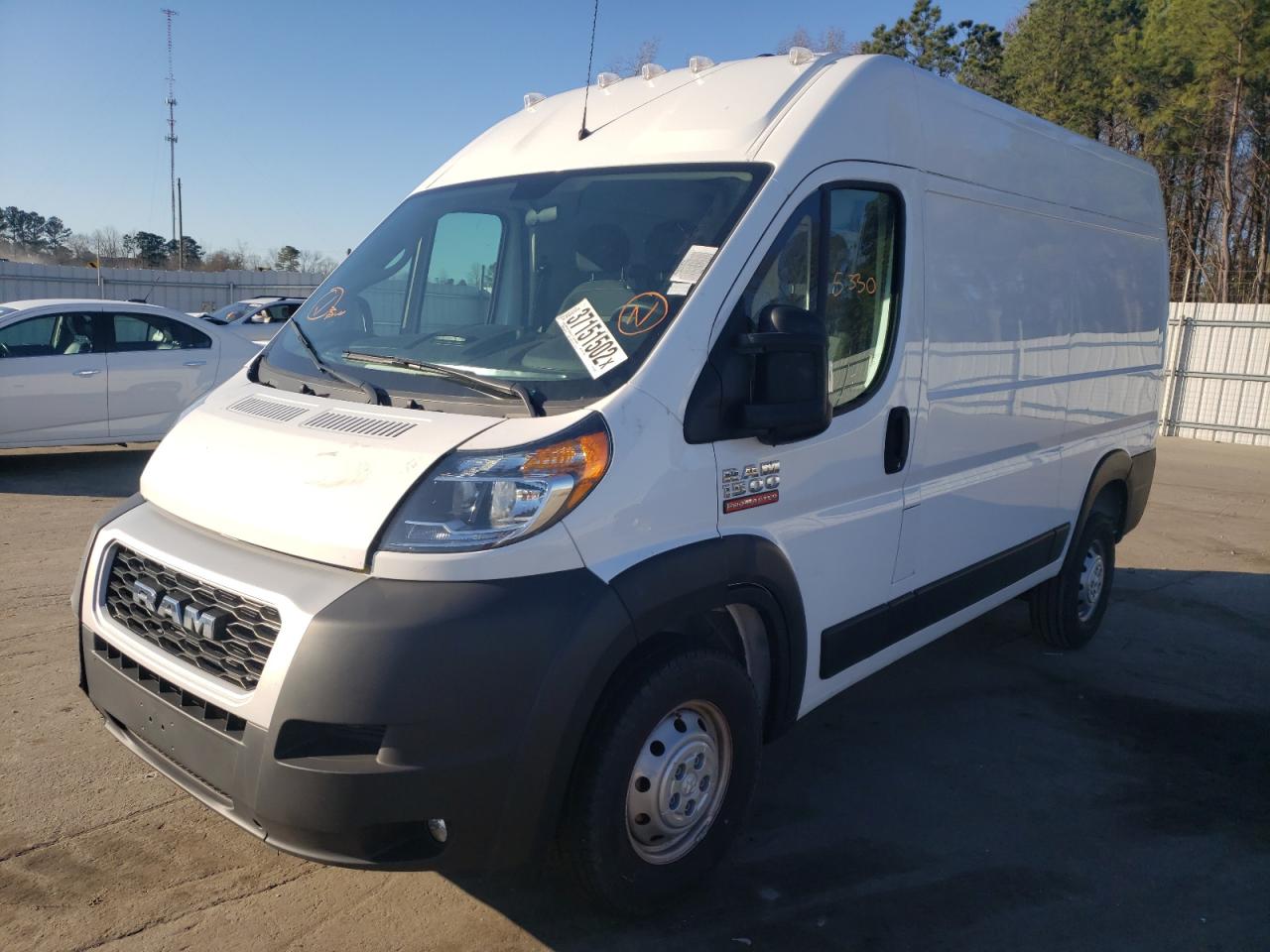 Photo 2 from auction – 2020 RAM PROMASTER with VIN 3C6TRVBG5LE138078