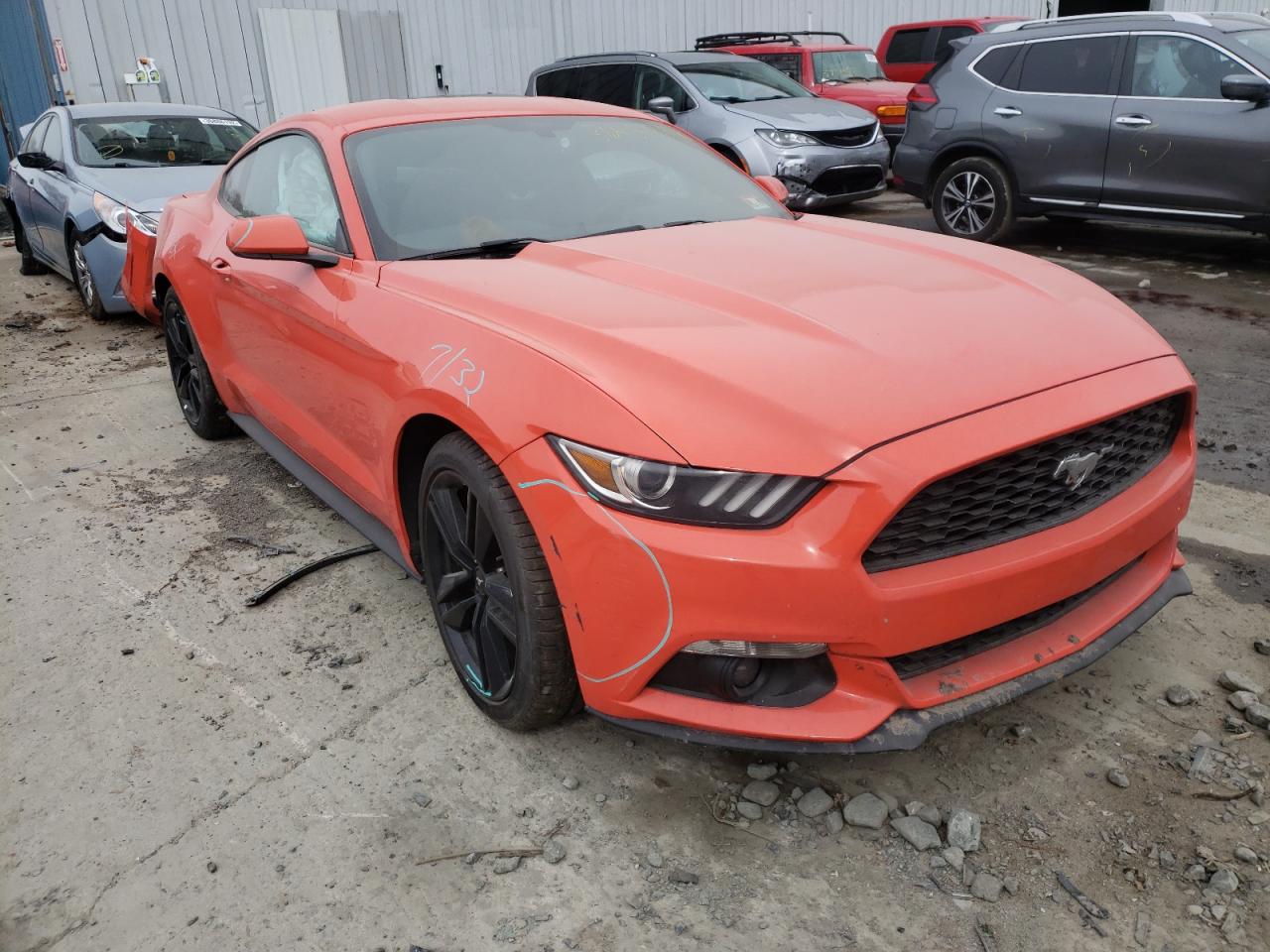 FORD MUSTANG 2015 with VIN 1FA6P8TH0F5345374 - Photo from auction