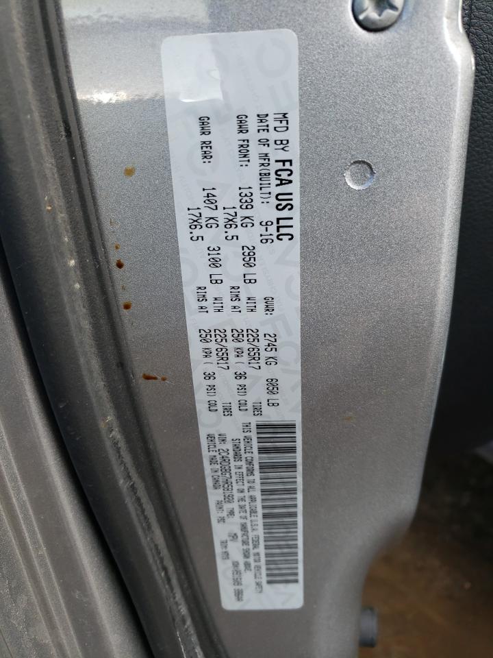 Photo 10 from auction – 2017 DODGE GRAND CARA with VIN 2C4RDGBG7HR581920