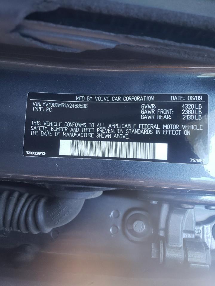 Photo 10 from auction – 2010 VOLVO S40 2.4I with VIN YV1382MS1A2488596