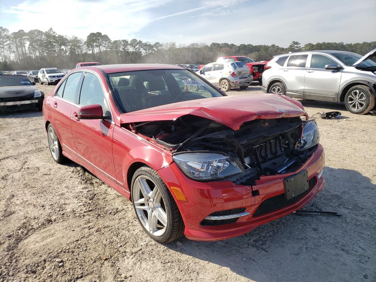 MERCEDES-BENZ C 300 2011 with VIN WDDGF5EB7BR134545 - Photo from auction