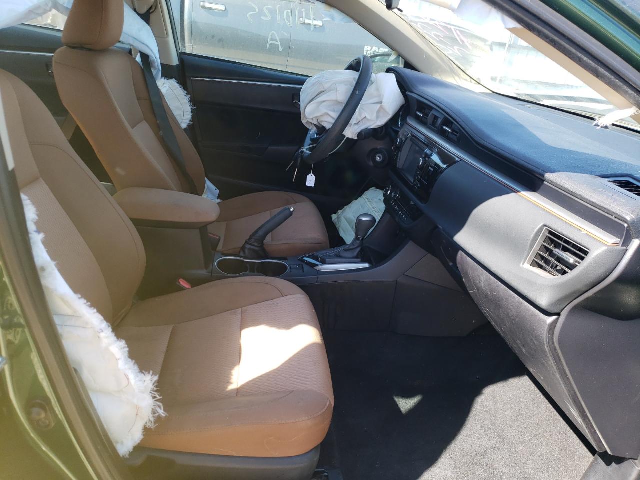 Photo 5 from auction – 2014 TOYOTA COROLLA L with VIN 2T1BURHEXEC171126