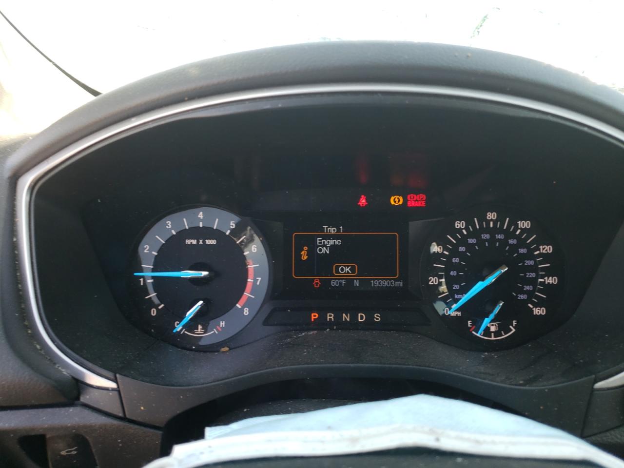 Photo 8 from auction – 2014 FORD FUSION SE with VIN 3FA6P0HD9ER339950