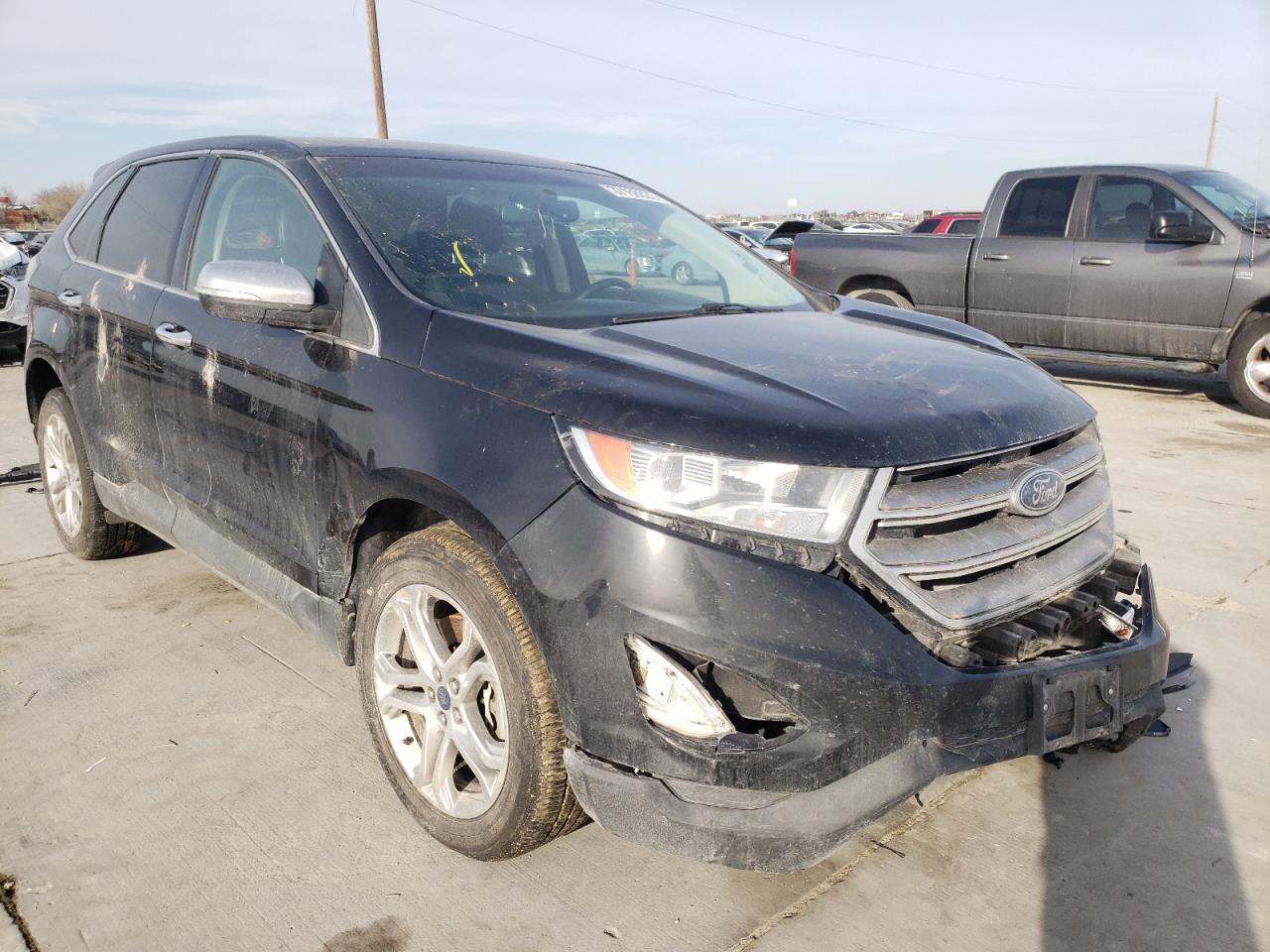 FORD EDGE TITAN 2016 with VIN 2FMPK4K89GBB05093 - Photo from auction