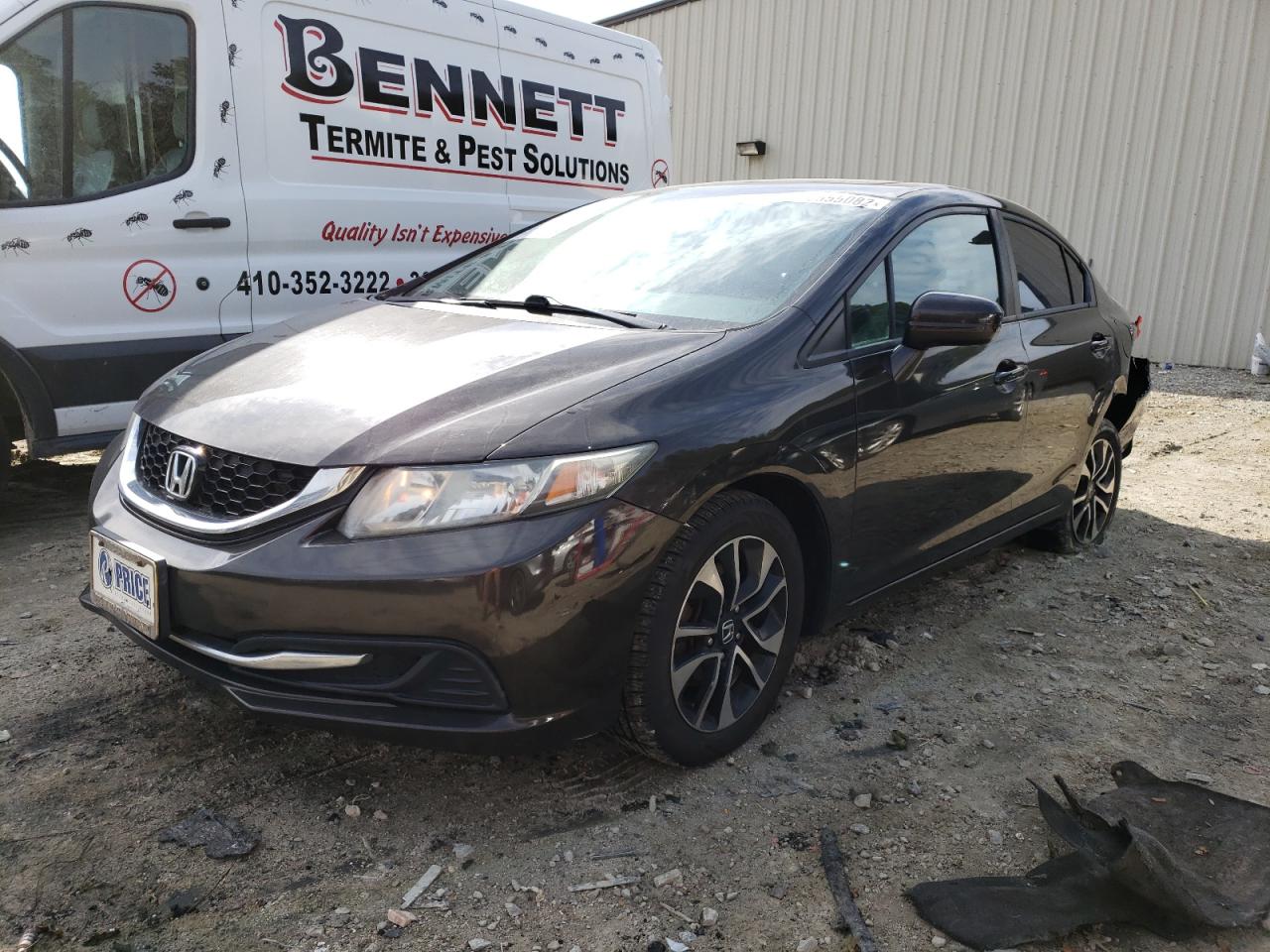 Photo 2 from auction – 2014 HONDA CIVIC EX with VIN 2HGFB2F8XEH513774