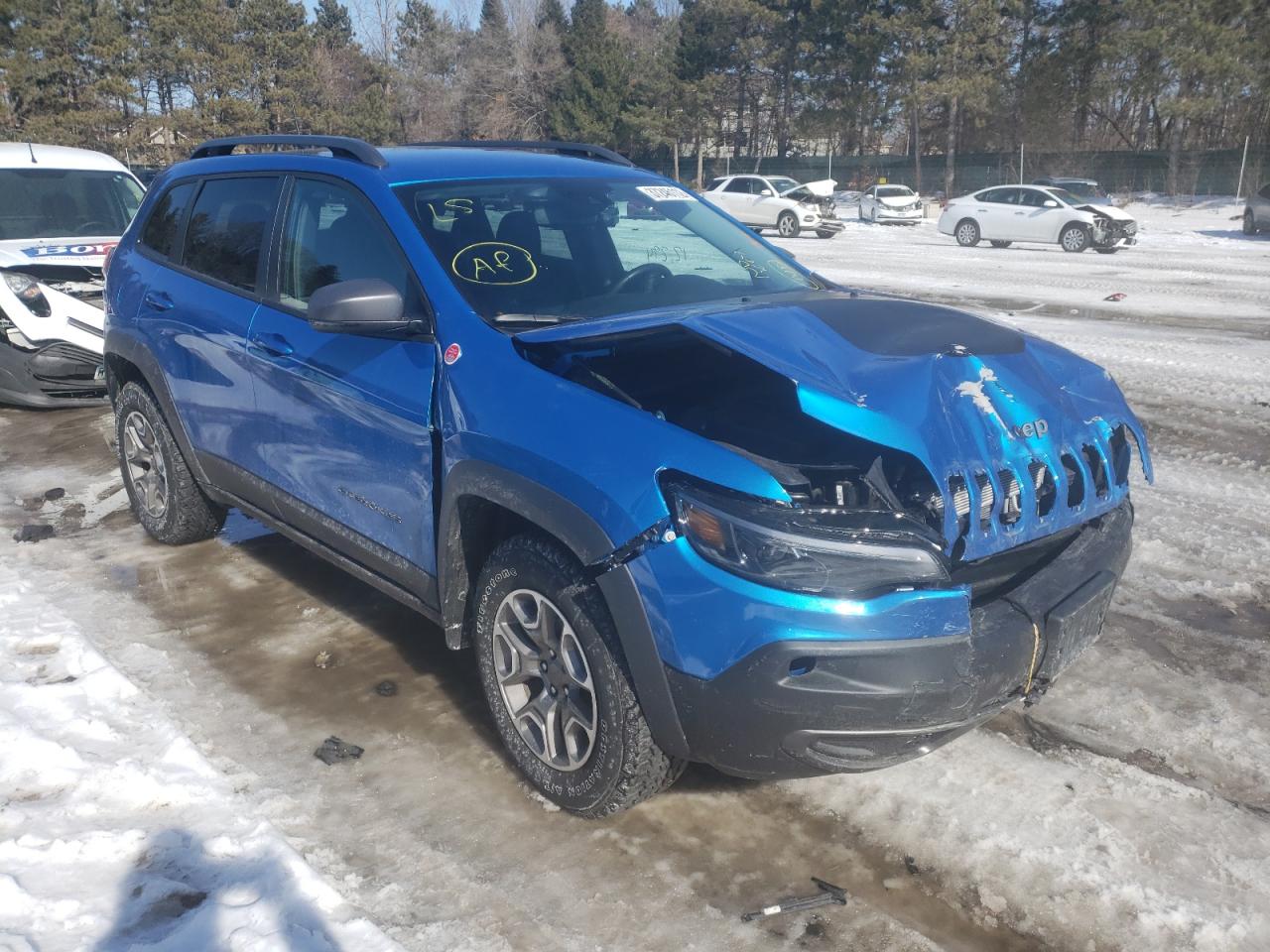 JEEP CHEROKEE T 2021 with VIN 1C4PJMBX4MD129337 - Photo from auction