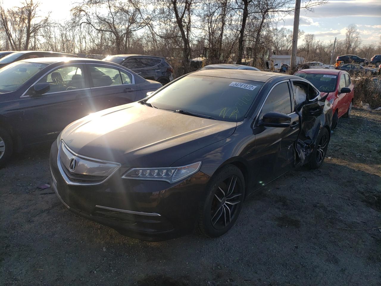 Photo 2 from auction – 2016 ACURA TLX with VIN 19UUB2F30GA003480