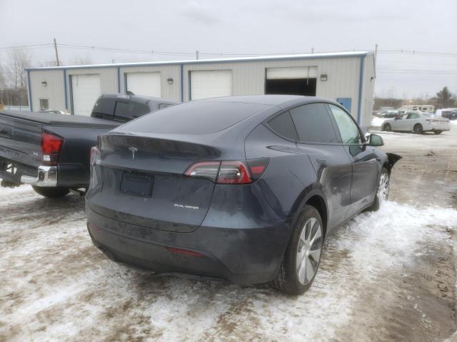 Photo 4 from auction – 2021 TESLA MODEL Y with VIN 5YJYGDEE0MF297501