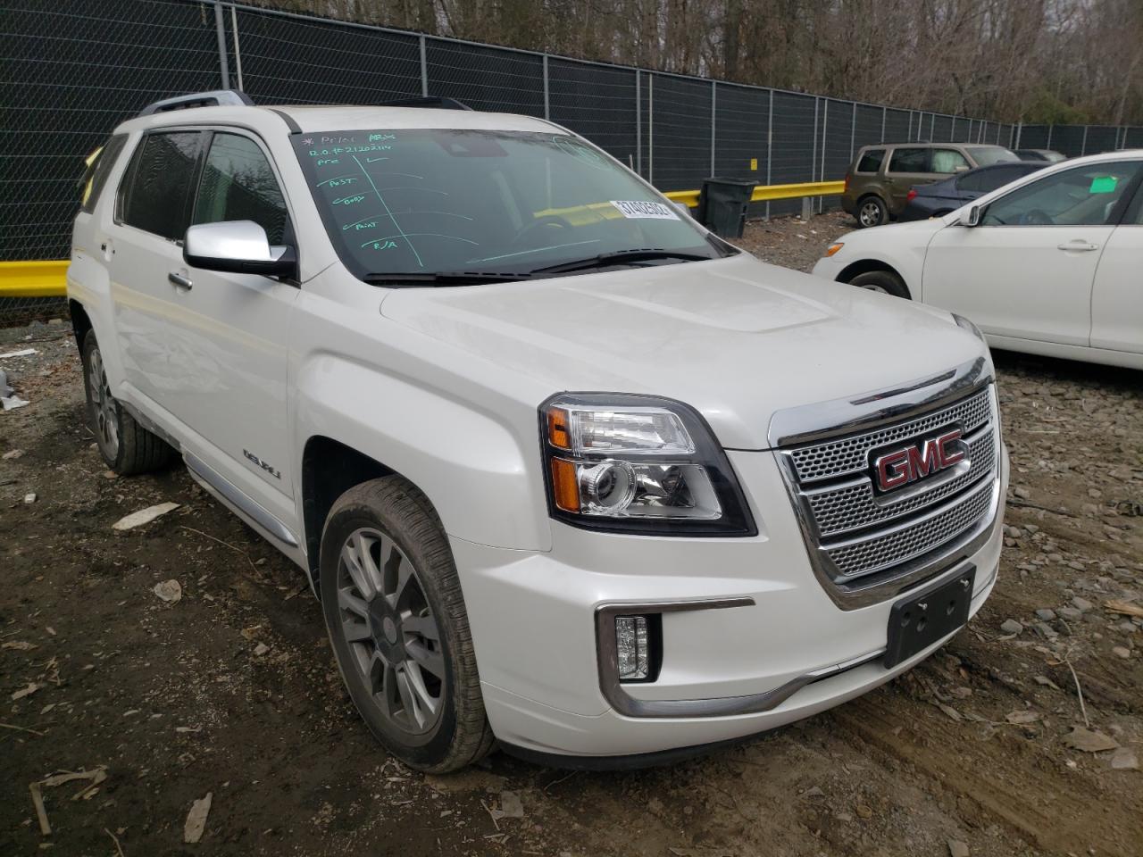 GMC TERRAIN DE 2016 with VIN 2GKFLVE30G6286052 - Photo from auction