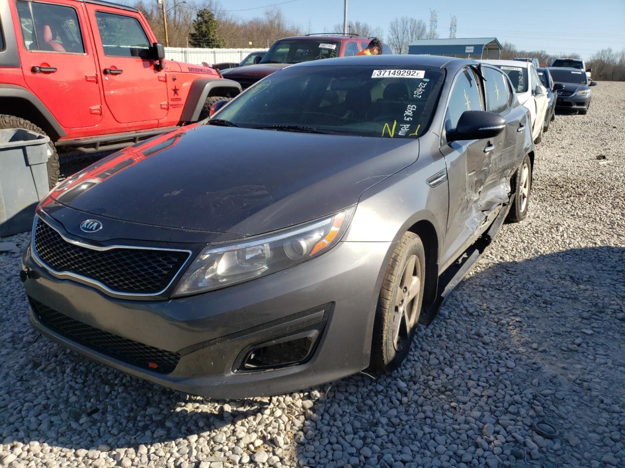 Photo 2 from auction – 2015 KIA OPTIMA LX with VIN KNAGM4A71F5635081