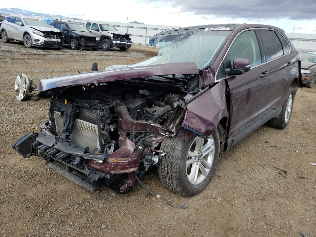 Photo 2 from auction – 2017 FORD EDGE SEL with VIN 2FMPK4J89HBC27374