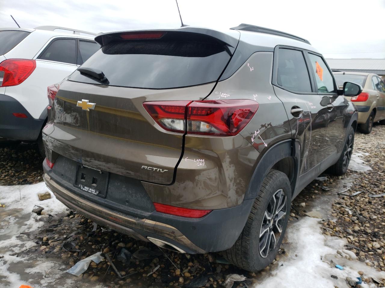 Photo 4 from auction – 2021 CHEVROLET TRAILBLAZE with VIN KL79MSSL2MB039310
