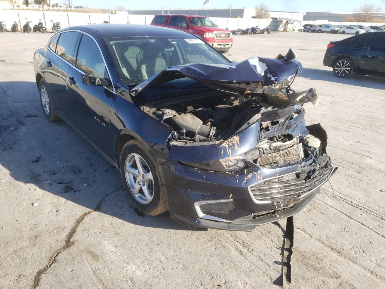 Photo 1 from auction – 2018 CHEVROLET MALIBU LS with VIN 1G1ZB5ST3JF180815