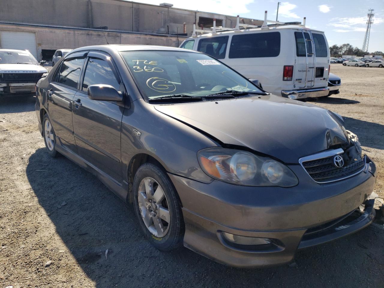 TOYOTA COROLLA CE 2008 with VIN 2T1BR32E08C906403 - Photo from auction