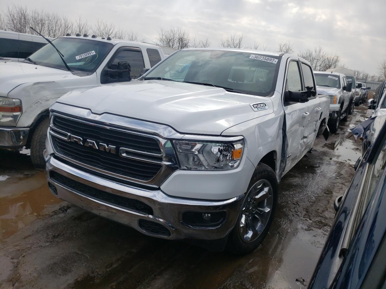 Photo 2 from auction – 2021 RAM 1500 BIG H with VIN 1C6RRFFG4MN784784