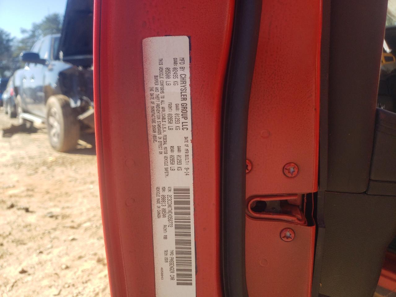 Zdjęcie 10 z aukcji – 2014 DODGE CHARGER PO z VIN 2C3CDXKTXEH356772