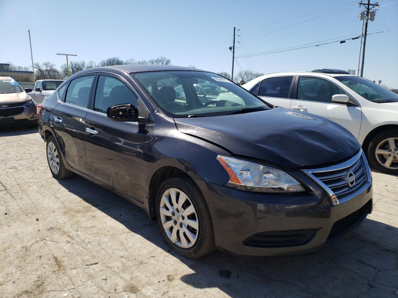 NISSAN SENTRA S 2014 with VIN 1N4AB7AP6EN853232 - Photo from auction