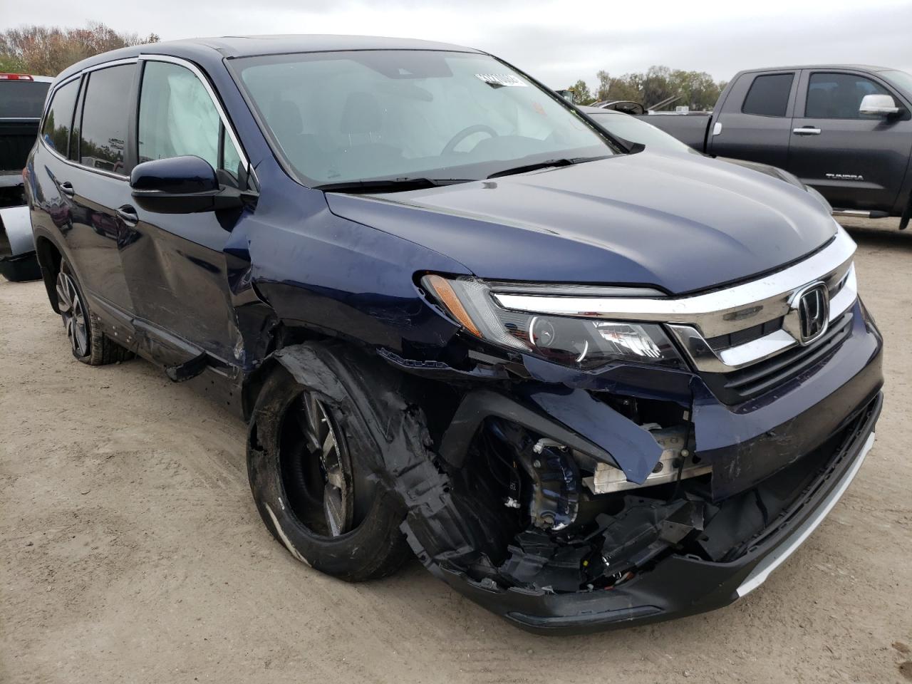 HONDA PILOT EXL 2020 with VIN 5FNYF5H5XLB016341 - Photo from auction
