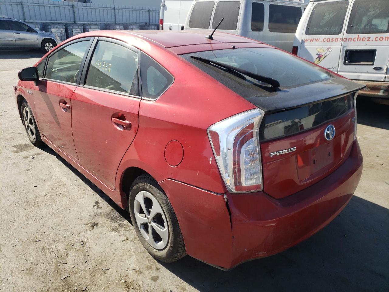 Photo 3 from auction – 2015 TOYOTA PRIUS with VIN JTDKN3DU4F0454849