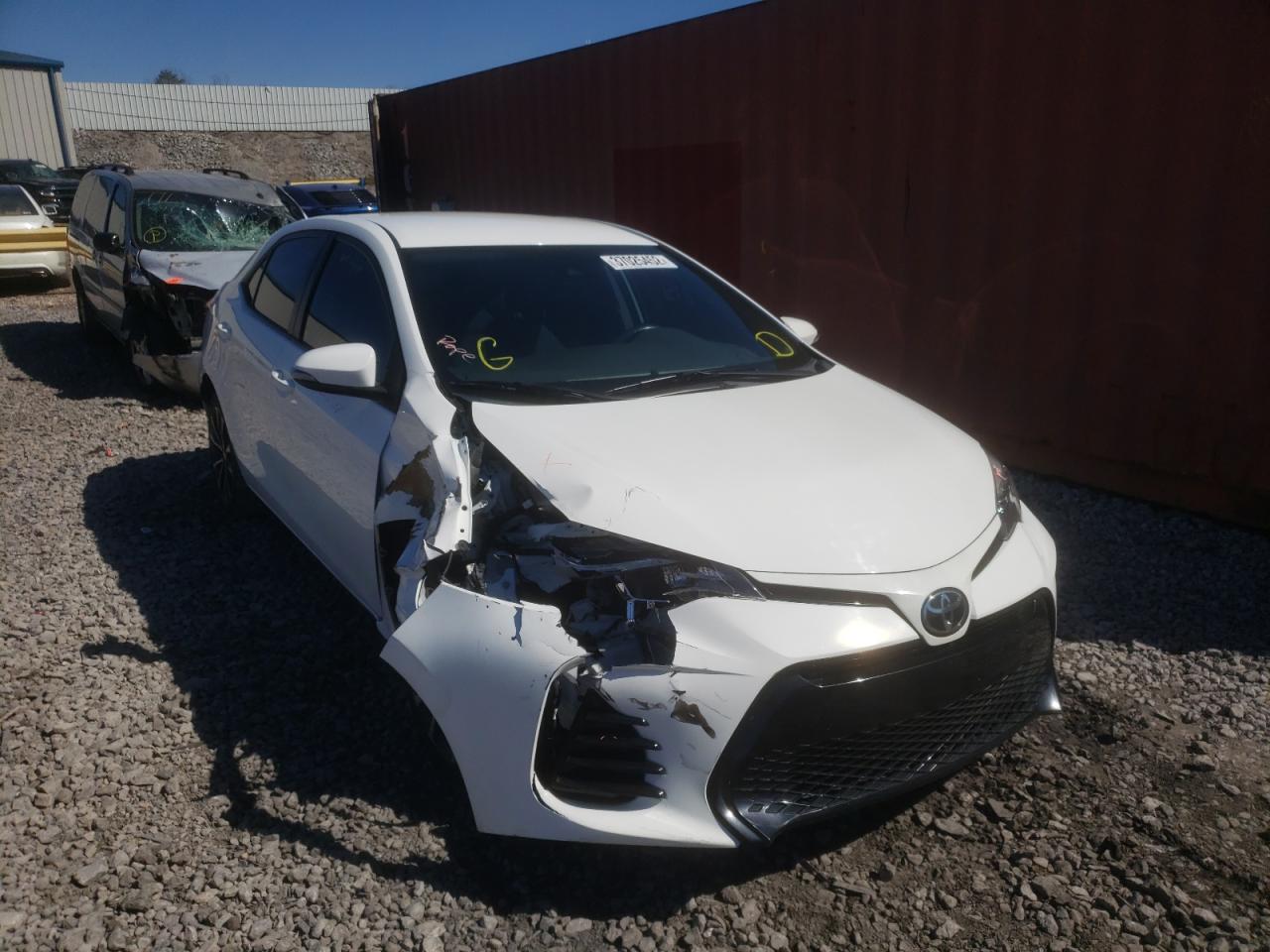 TOYOTA COROLLA L 2017 with VIN 2T1BURHE4HC871146 - Photo from auction