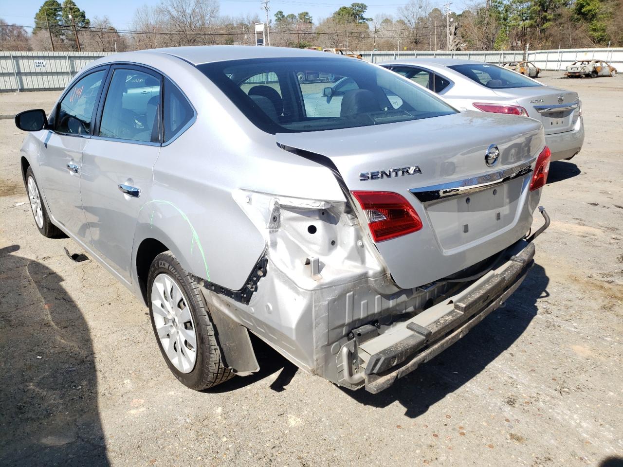 Photo 3 from auction – 2017 NISSAN SENTRA S with VIN 3N1AB7AP1HY334223