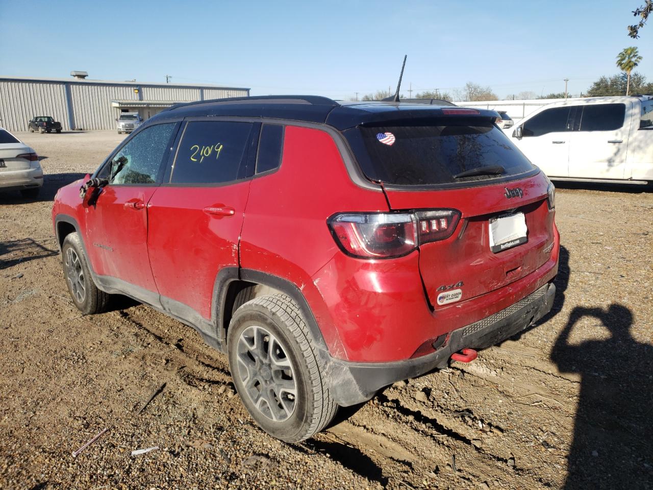 Photo 3 from auction – 2021 JEEP COMPASS TR with VIN 3C4NJDDB7MT508917