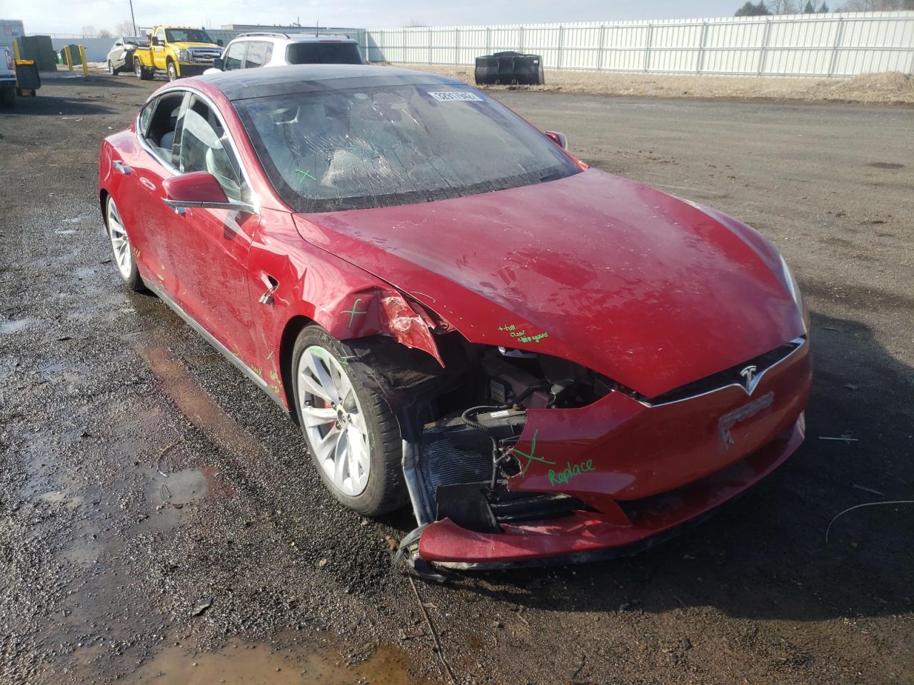 TESLA MODEL S 2017 with VIN 5YJSA1E46HF182145 - Photo from auction