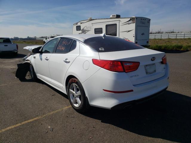 Photo 3 from auction – 2014 KIA OPTIMA LX with VIN 5XXGM4A77EG343254