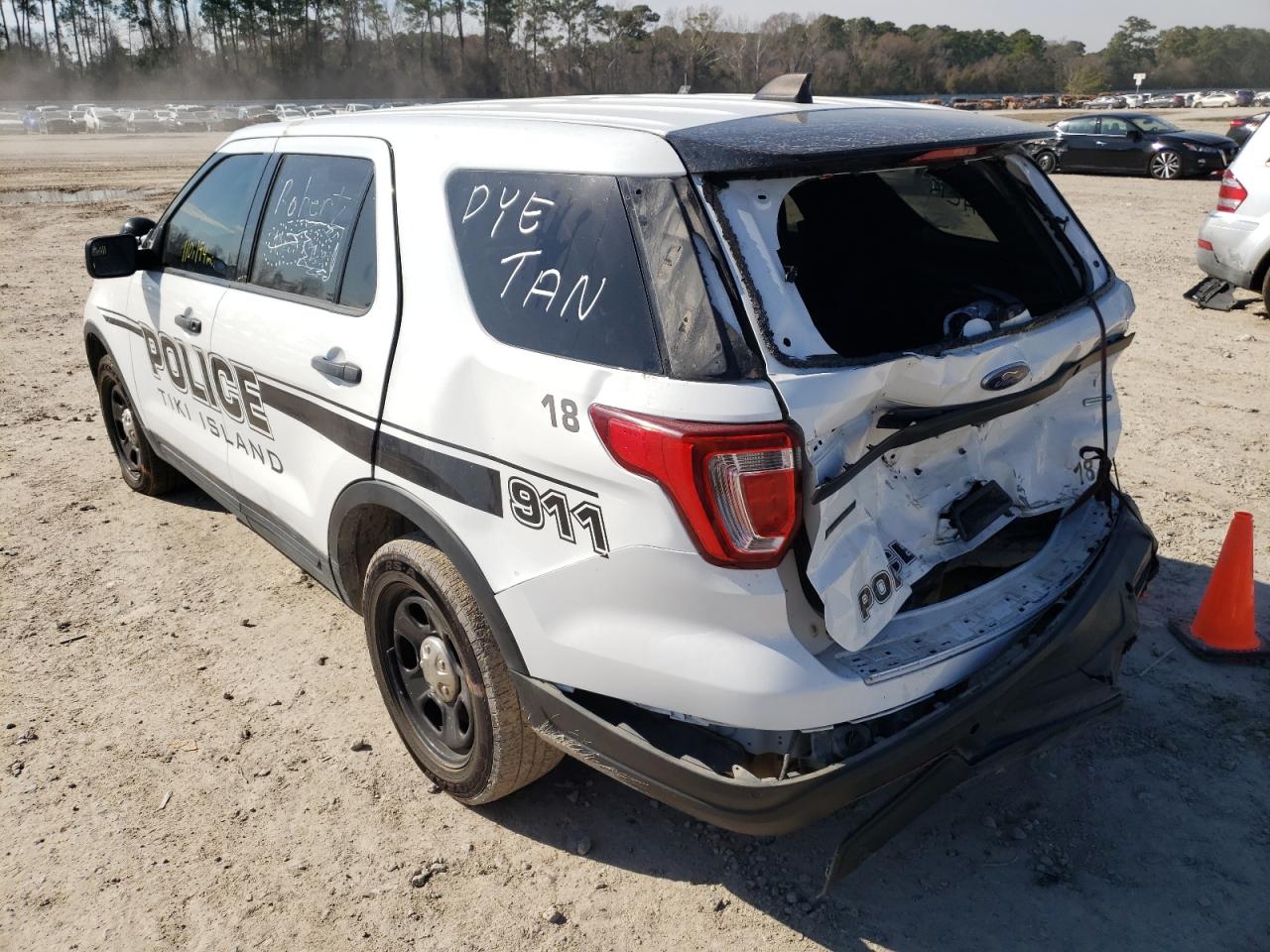 Photo 3 from auction – 2018 FORD EXPLORER P with VIN 1FM5K8AR3JGA84623