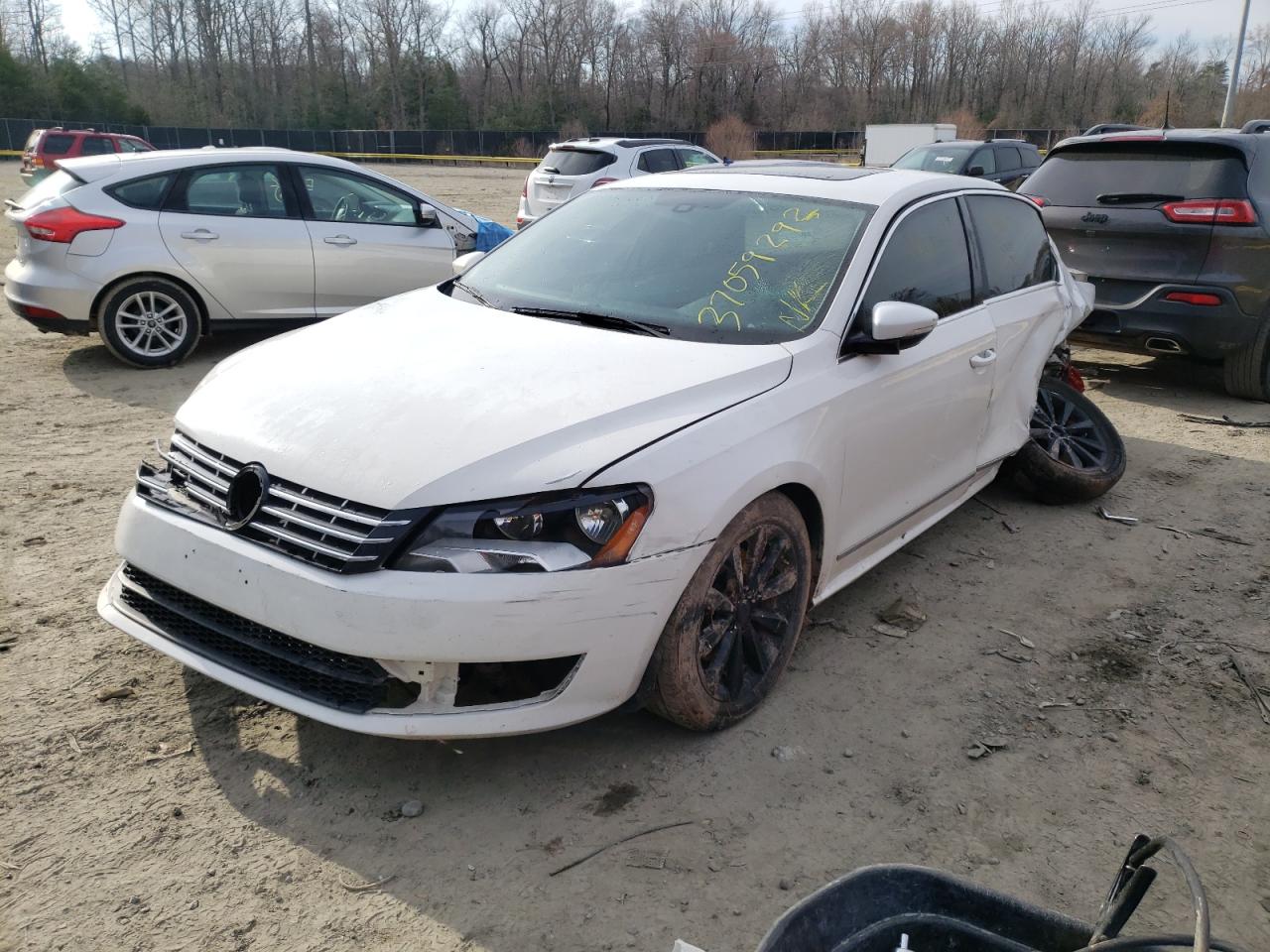 Photo 2 from auction – 2012 VOLKSWAGEN PASSAT SEL with VIN 1VWCP7A30CC030139