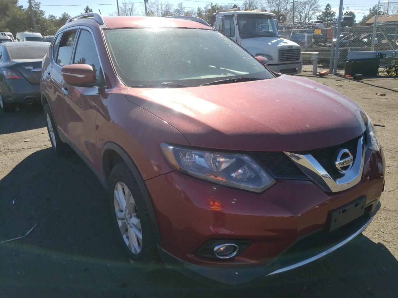 NISSAN ROGUE S 2015 with VIN KNMAT2MV7FP558683 - Photo from auction