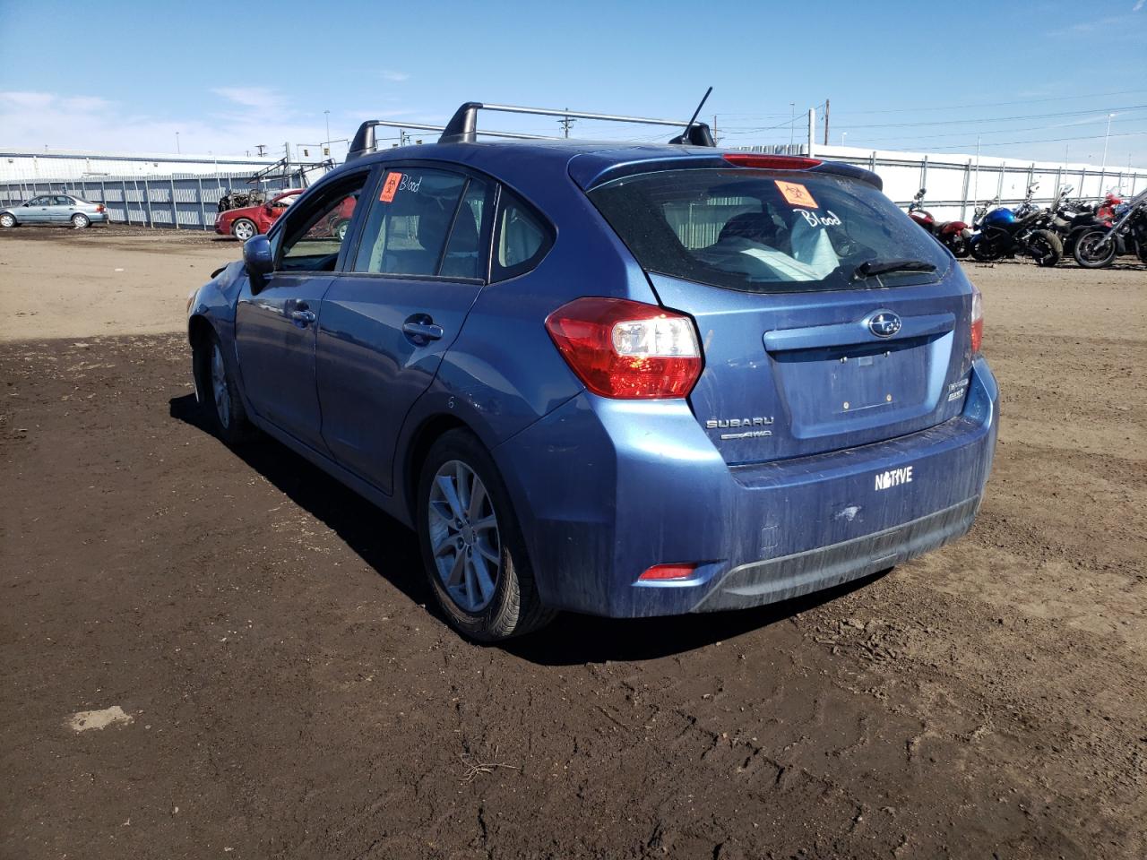 Photo 3 from auction – 2014 SUBARU IMPREZA PR with VIN JF1GPAC63E8225933