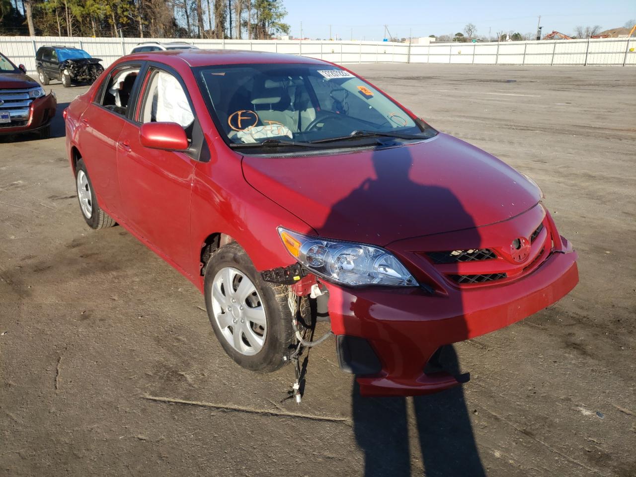 TOYOTA COROLLA BA 2011 with VIN 2T1BU4EE3BC630483 - Photo from auction