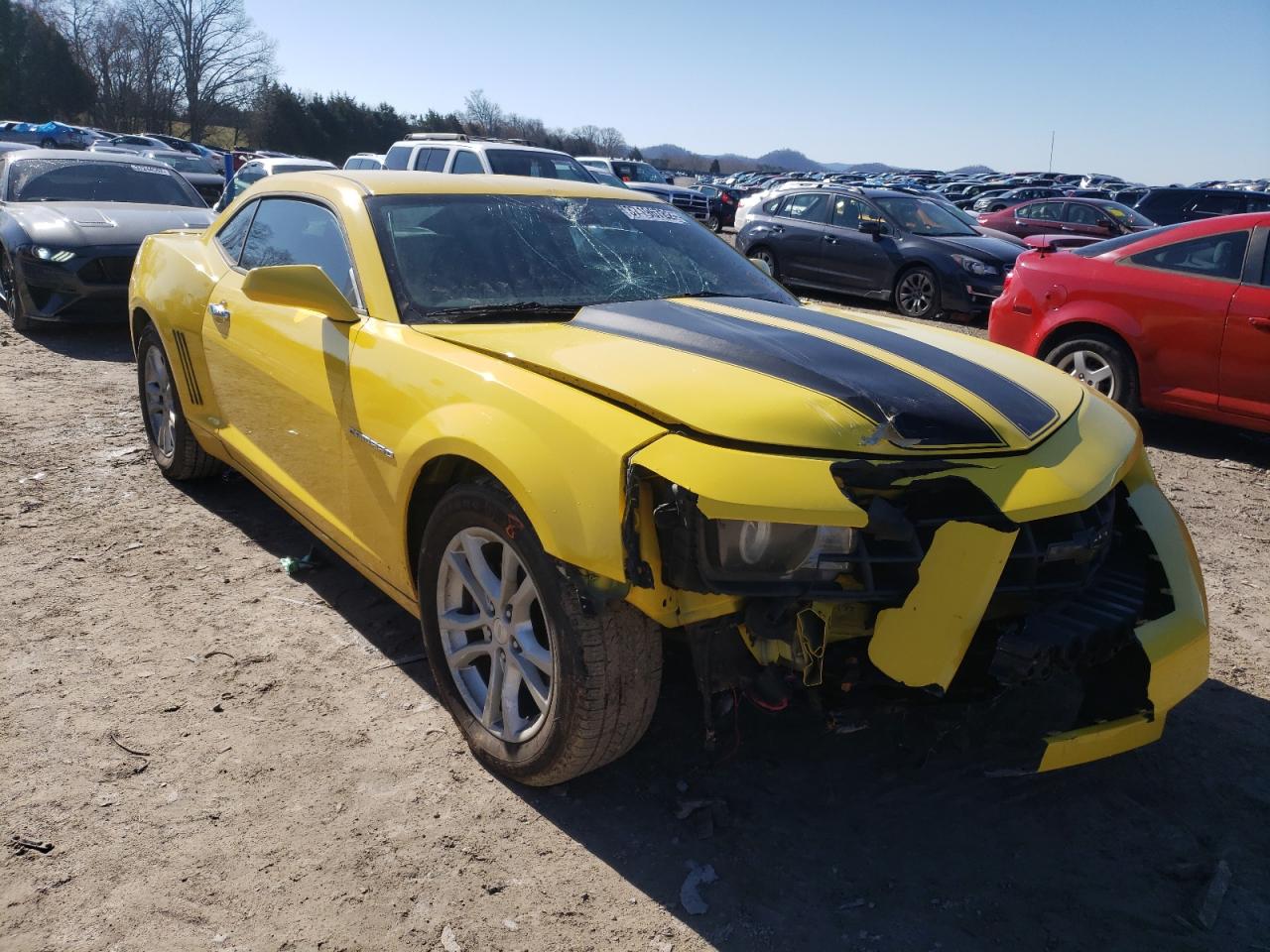 CHEVROLET CAMARO LS 2012 with VIN 2G1FA1E30C9143551 - Photo from auction
