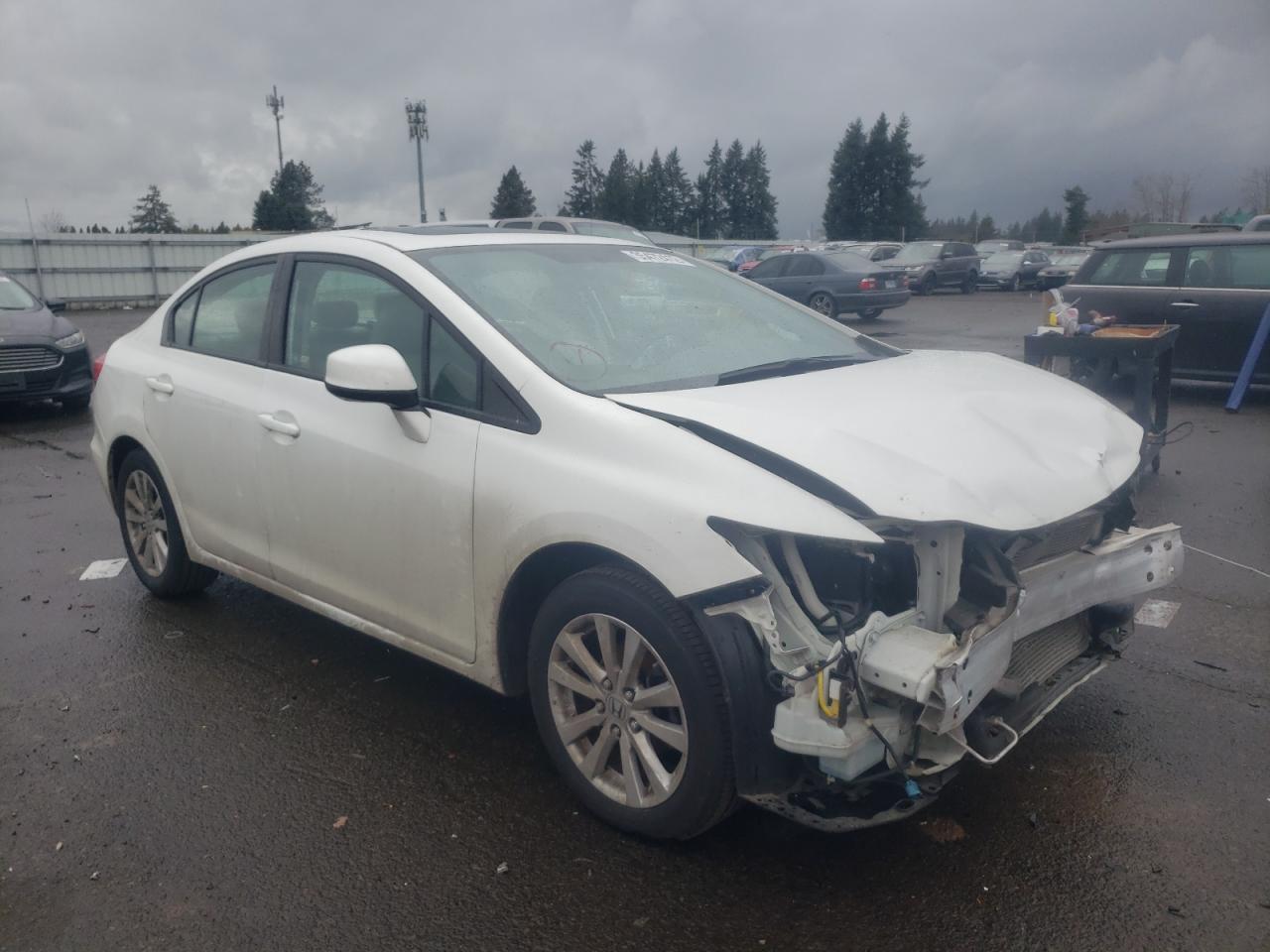 HONDA CIVIC EXL 2012 with VIN 2HGFB2F98CH309433 - Photo from auction