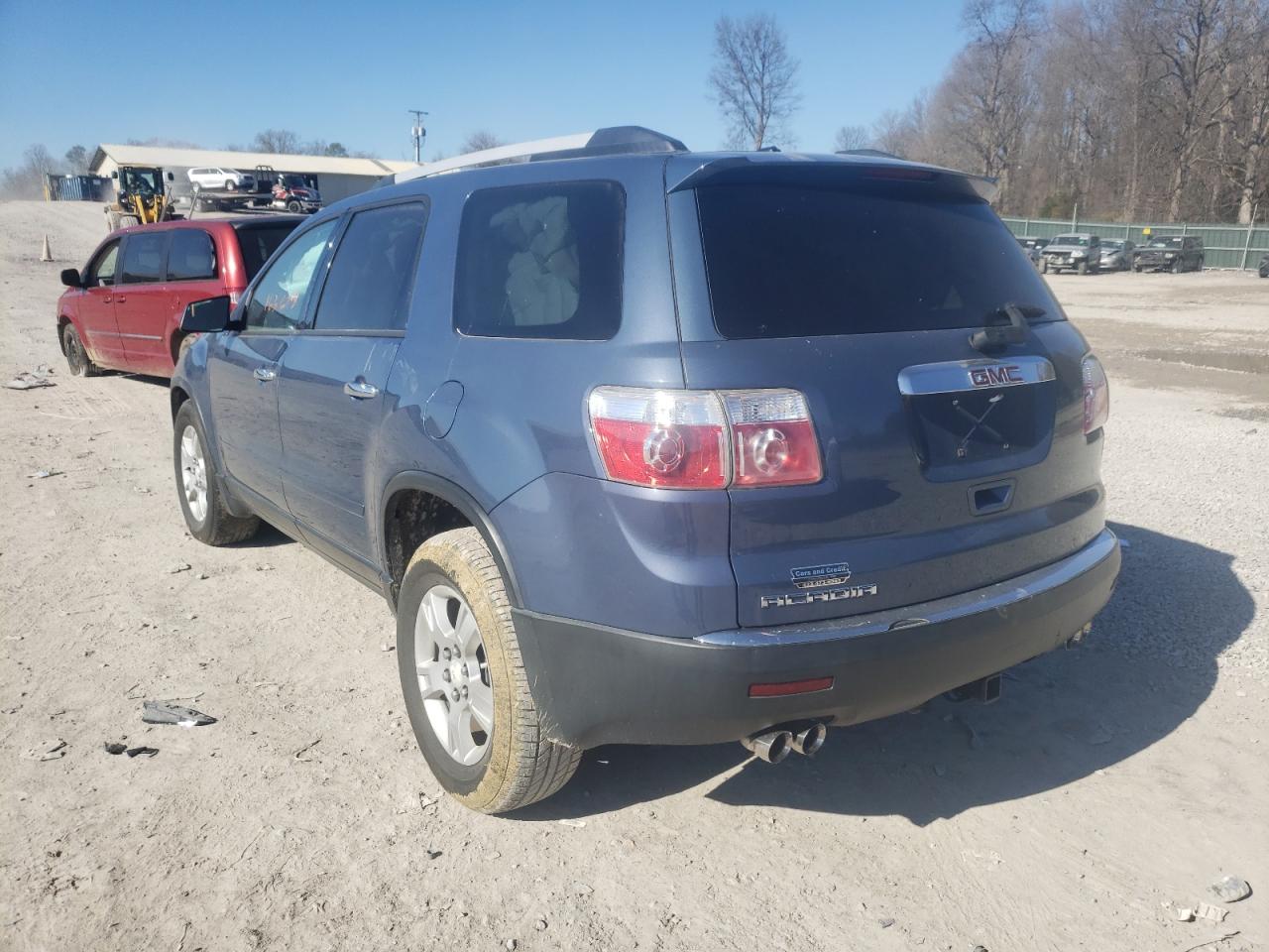 Photo 3 from auction – 2012 GMC ACADIA SLE with VIN 1GKKRNED2CJ273984