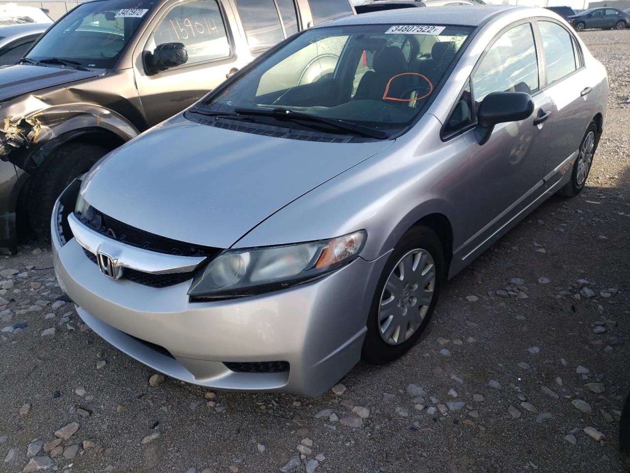 Photo 2 from auction – 2010 HONDA CIVIC VP with VIN 19XFA1F39AE081491
