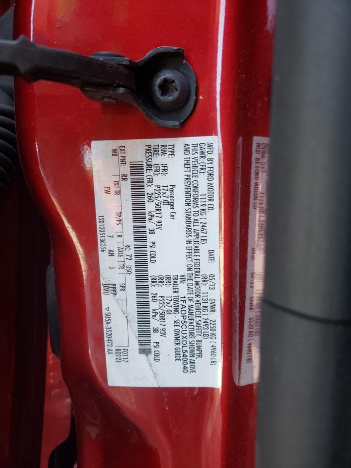 Photo 10 from auction – 2013 FORD C-MAX PREM with VIN 1FADP5CUXDL540040