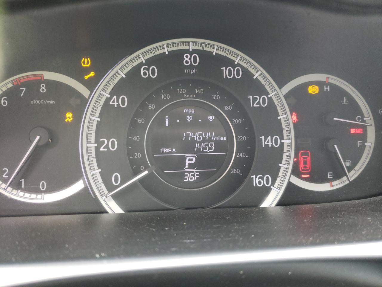 Photo 8 from auction – 2014 HONDA ACCORD EX with VIN 1HGCR2F77EA147261