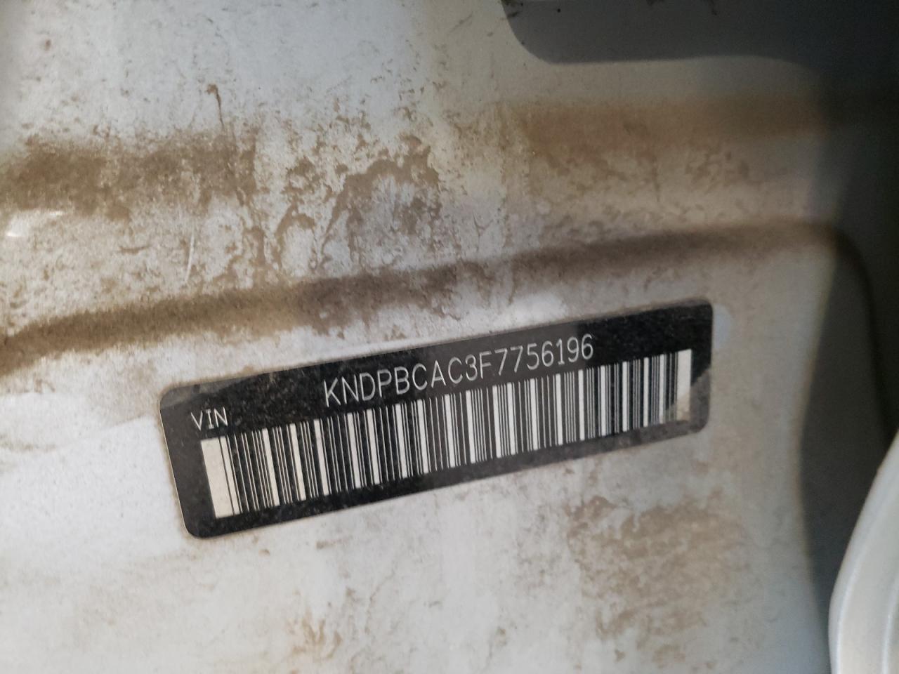 Photo 10 from auction – 2015 KIA SPORTAGE L with VIN KNDPBCAC3F7756196
