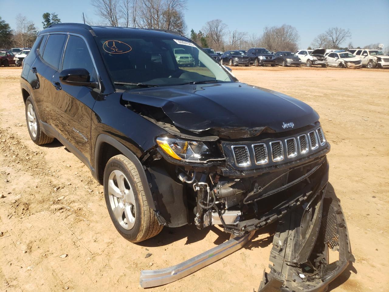 JEEP COMPASS LA 2021 with VIN 3C4NJCBB9MT538434 - Photo from auction