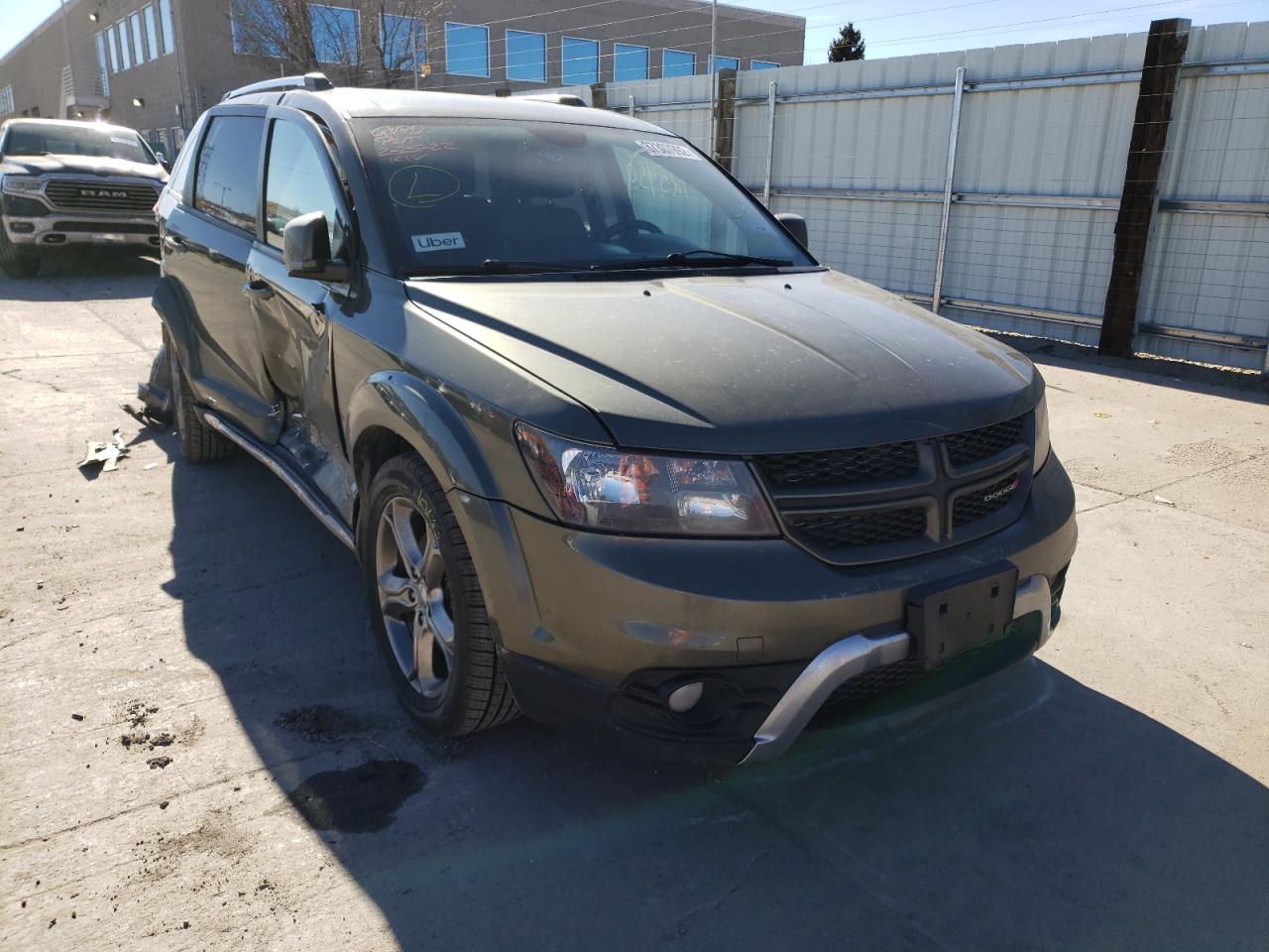 DODGE JOURNEY CR 2016 with VIN 3C4PDDGGXGT183725 - Photo from auction