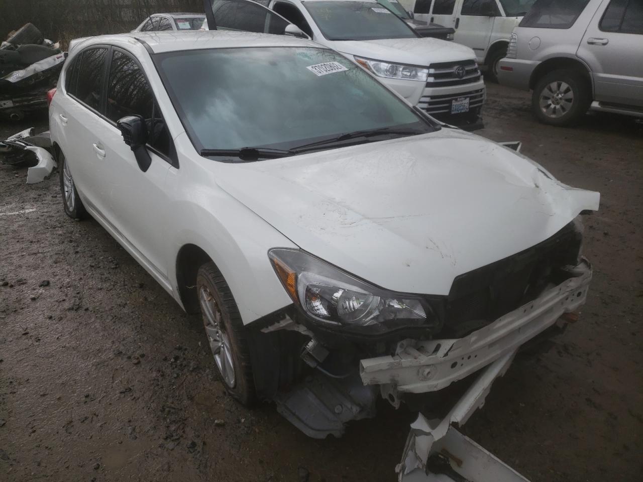 SUBARU IMPREZA PR 2015 with VIN JF1GPAC61F8250072 - Photo from auction