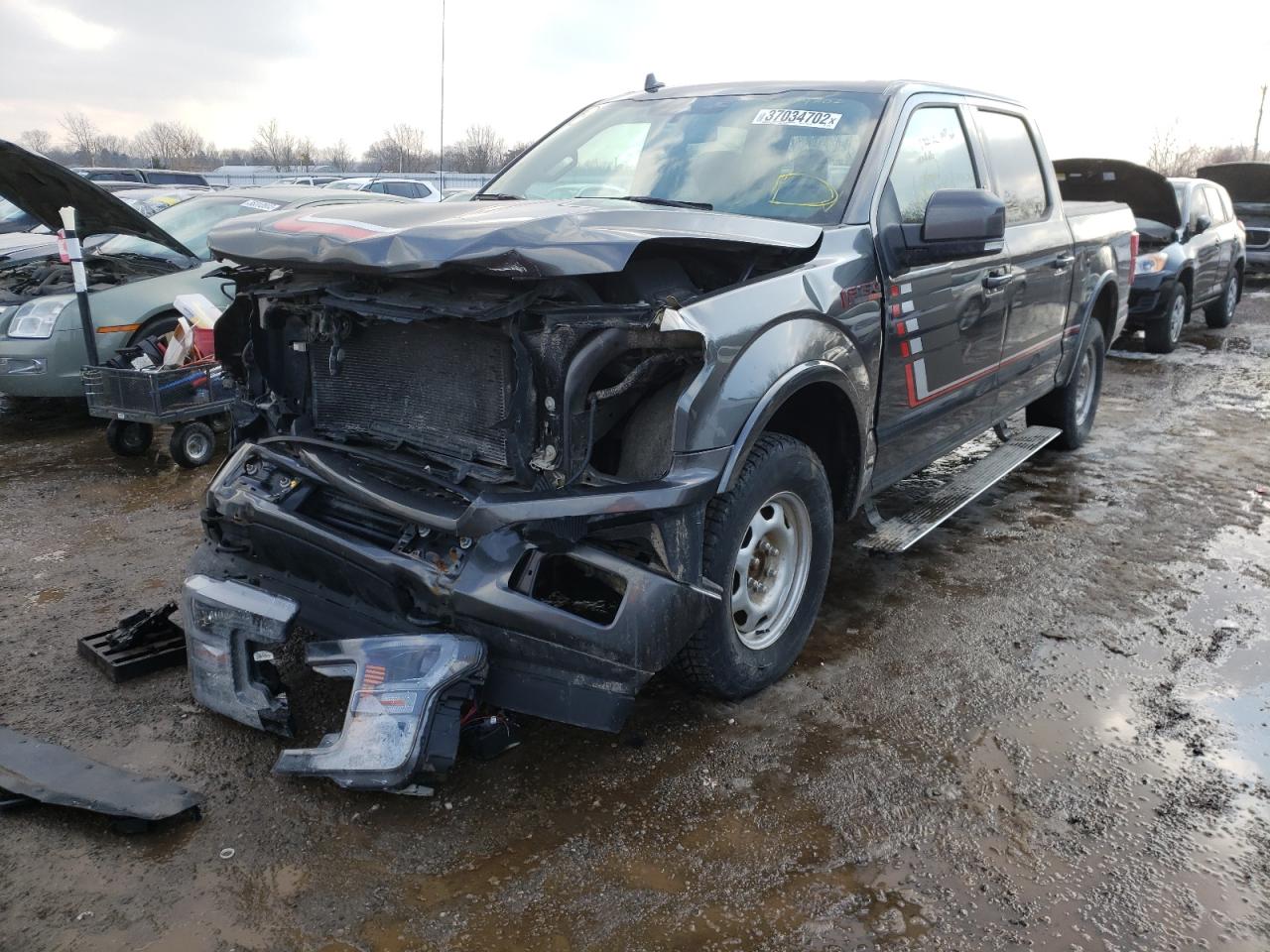 Photo 2 from auction – 2018 FORD F150 SUPER with VIN 1FTEW1EG6JFD35696