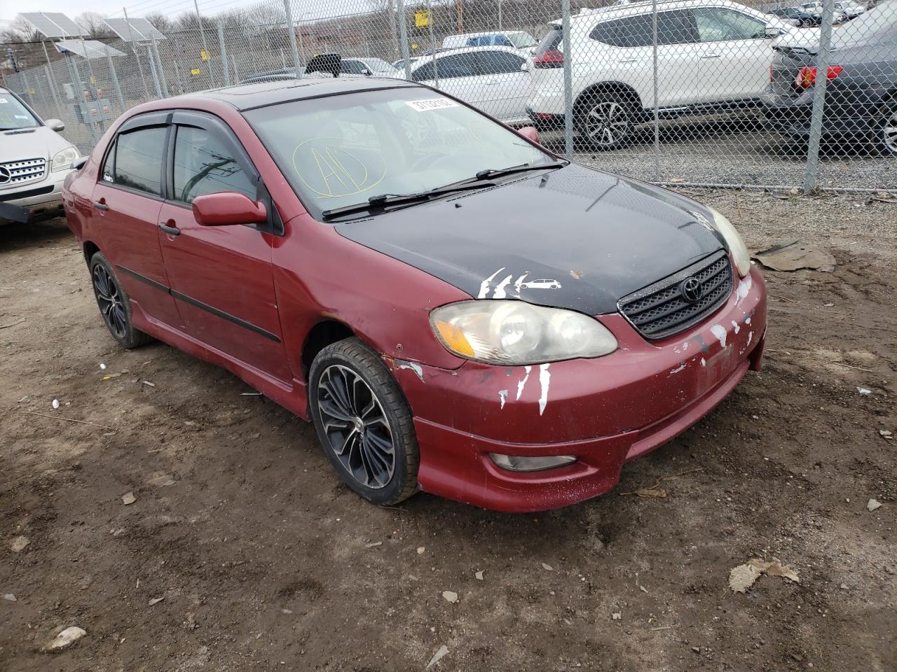 TOYOTA COROLLA CE 2007 with VIN 2T1BR32E37C844459 - Photo from auction