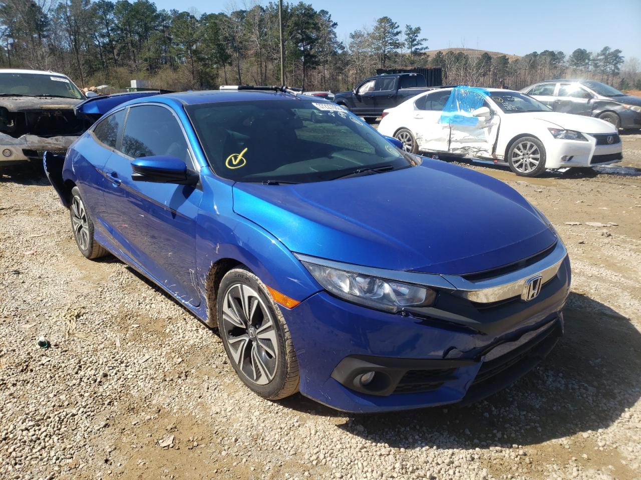 HONDA CIVIC EXL 2017 with VIN 2HGFC3B77HH355592 - Photo from auction