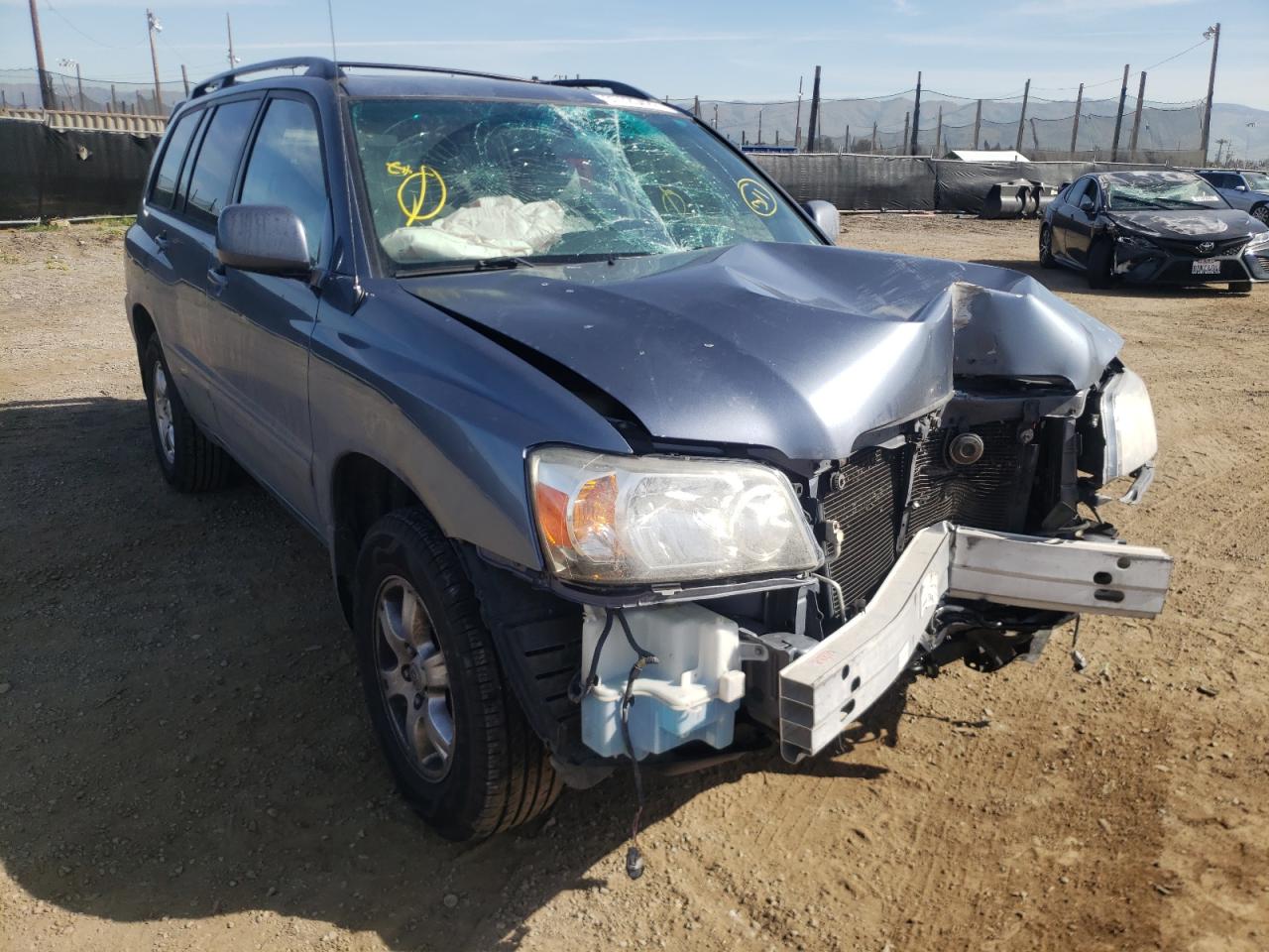 TOYOTA HIGHLANDER 2007 with VIN JTEHP21A170202031 - Photo from auction
