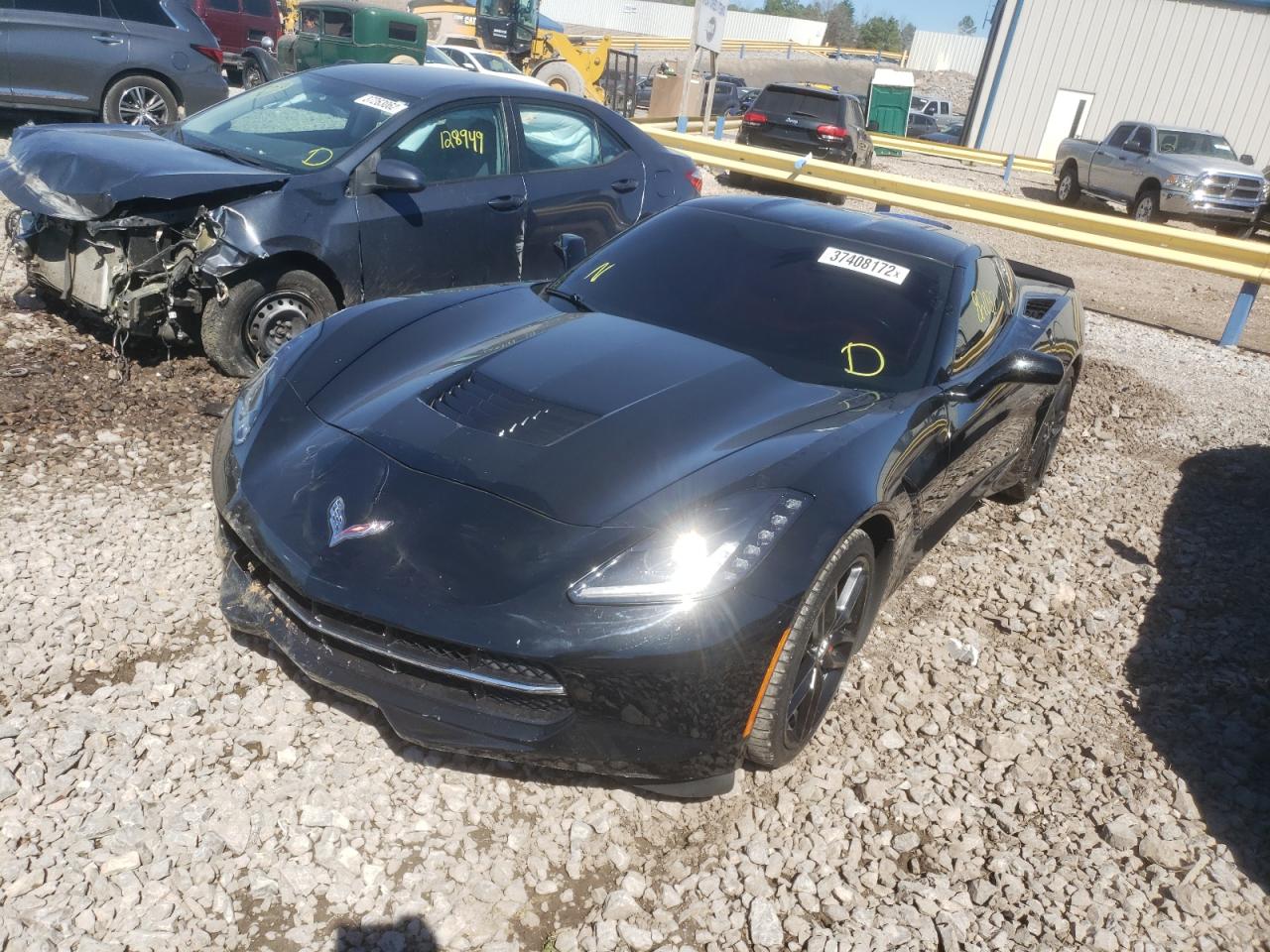 Photo 2 from auction – 2015 CHEVROLET CORVETTE S with VIN 1G1YF2D79F5104785