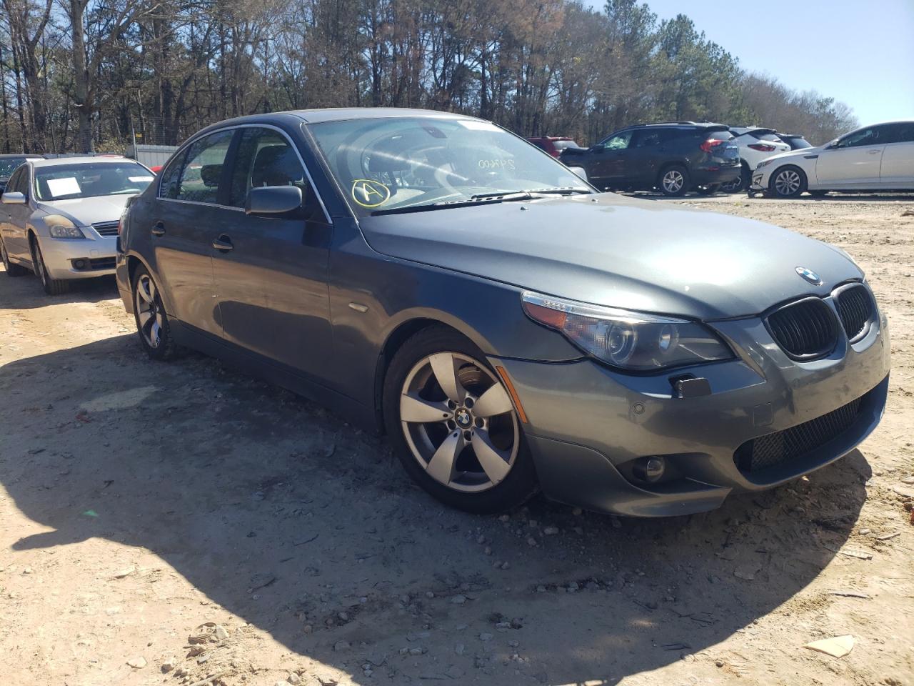 BMW 525 I 2007 with VIN WBANE53517CW68875 - Photo from auction